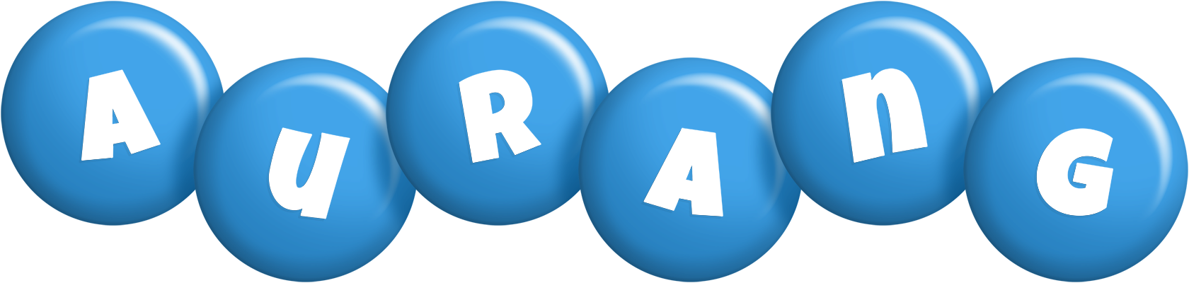 Aurang candy-blue logo