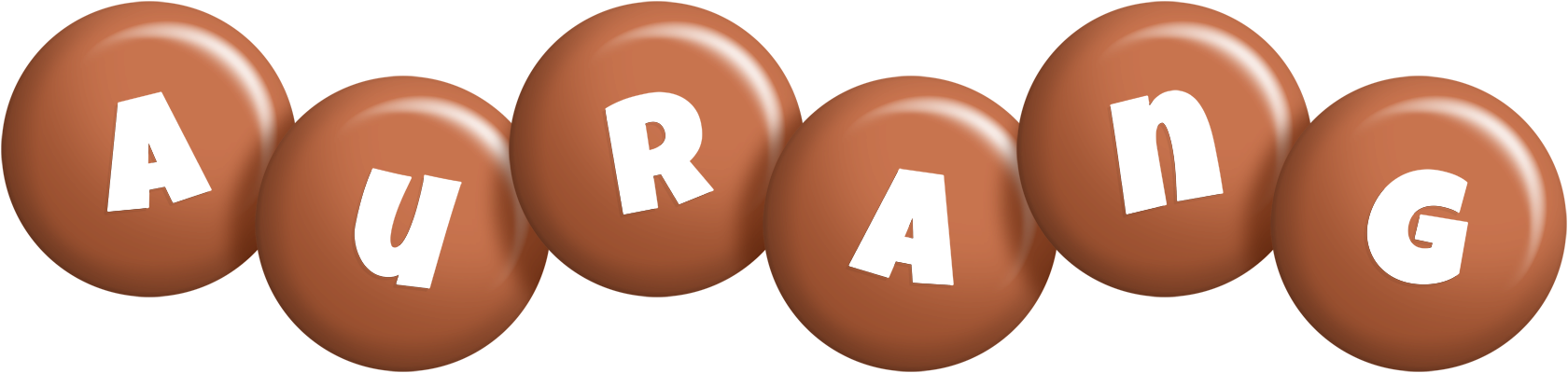 Aurang candy-brown logo