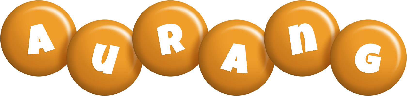 Aurang candy-orange logo
