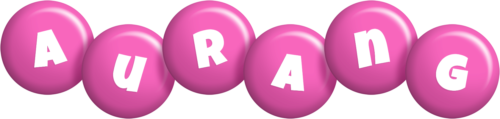 Aurang candy-pink logo
