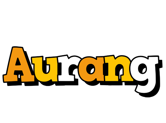 Aurang cartoon logo
