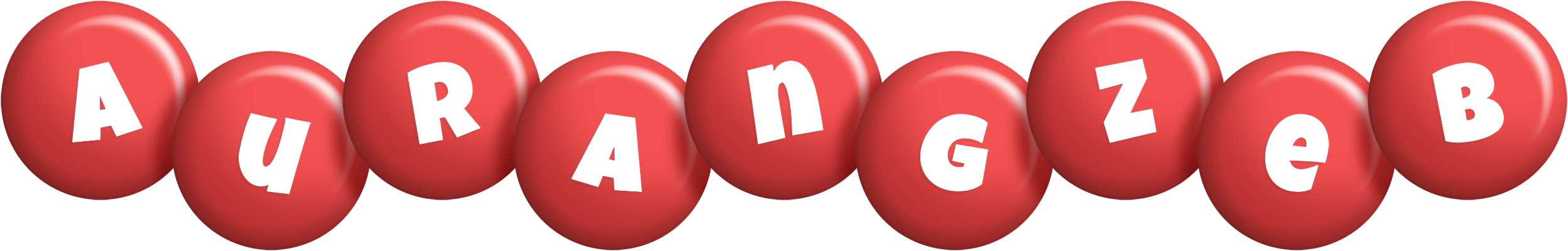 Aurangzeb candy-red logo