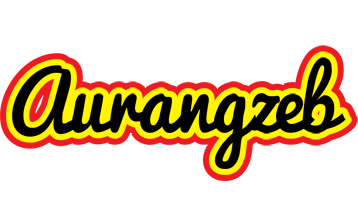 Aurangzeb flaming logo