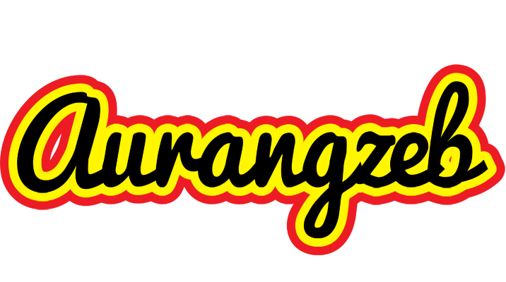 Aurangzeb flaming logo