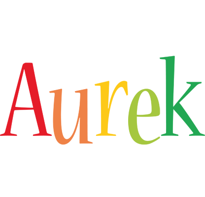 Aurek birthday logo