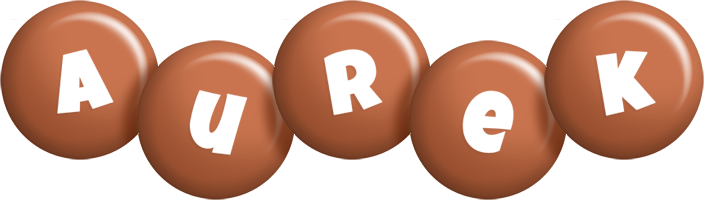 Aurek candy-brown logo