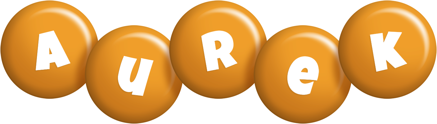 Aurek candy-orange logo