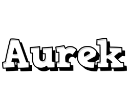 Aurek snowing logo