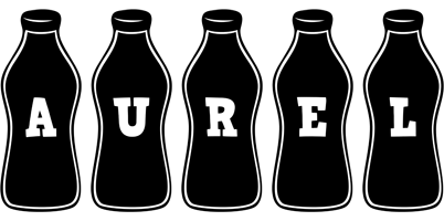 Aurel bottle logo