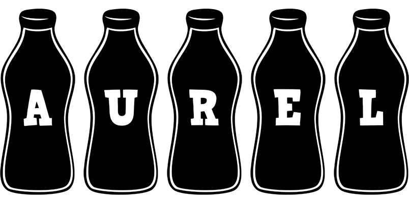 Aurel bottle logo