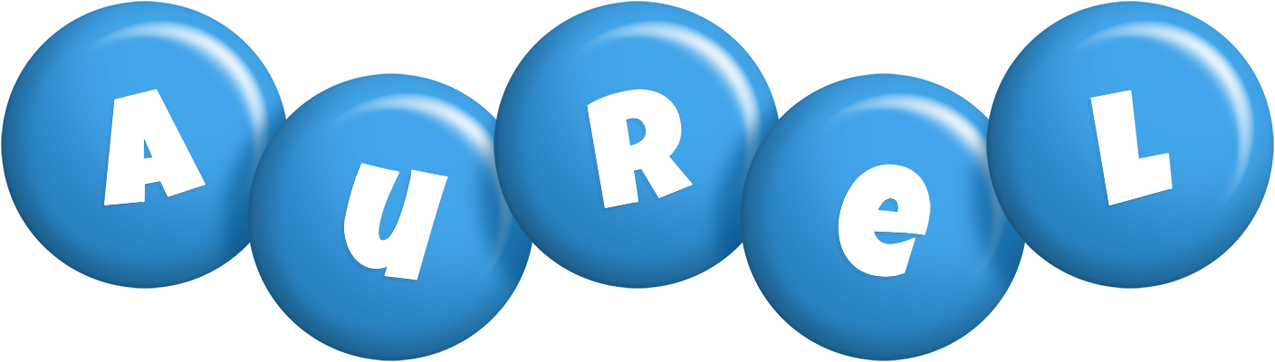 Aurel candy-blue logo