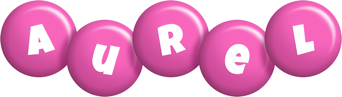Aurel candy-pink logo