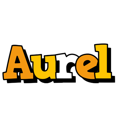 Aurel cartoon logo