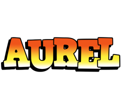 Aurel sunset logo