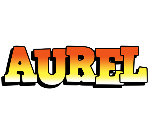 Aurel sunset logo