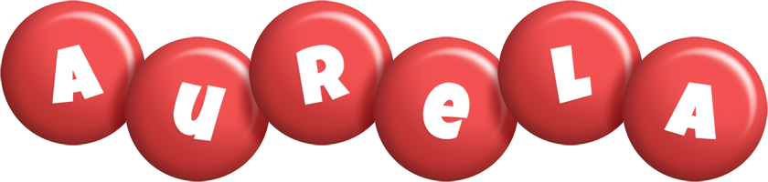 Aurela candy-red logo