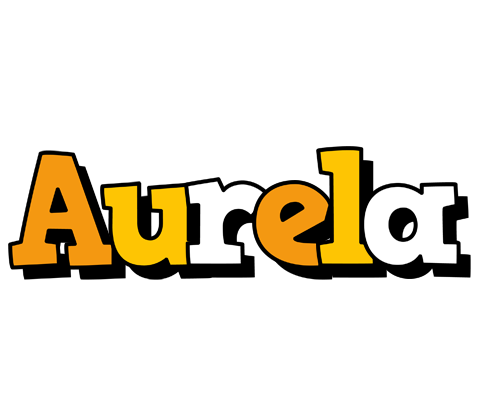 Aurela cartoon logo