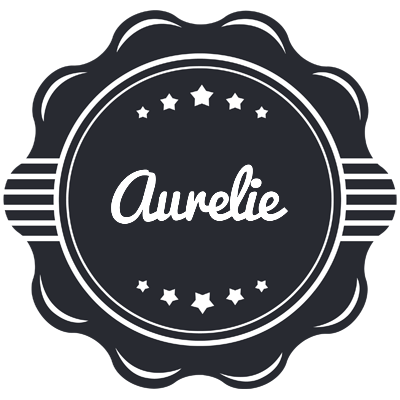 Aurelie badge logo