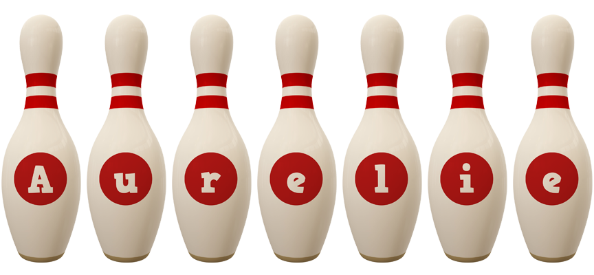Aurelie bowling-pin logo