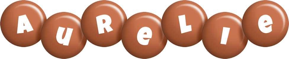Aurelie candy-brown logo