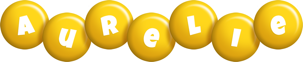Aurelie candy-yellow logo