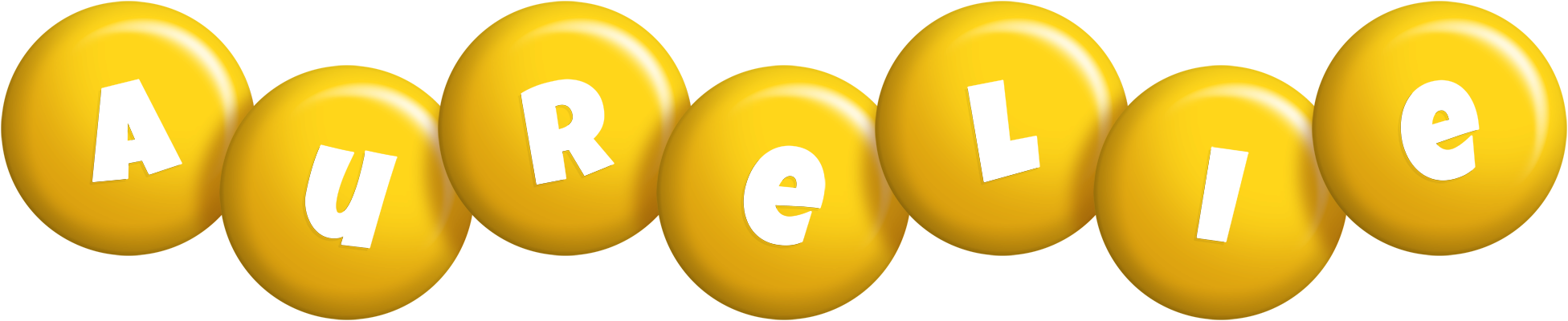 Aurelie candy-yellow logo