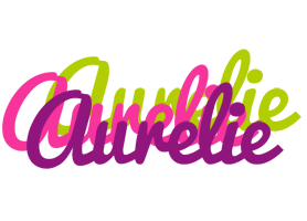 Aurelie flowers logo