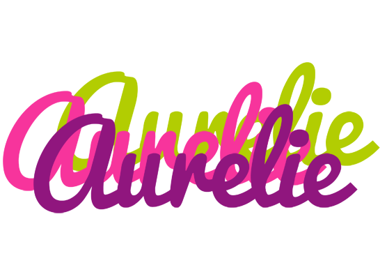Aurelie flowers logo