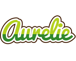 Aurelie golfing logo