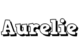 Aurelie snowing logo