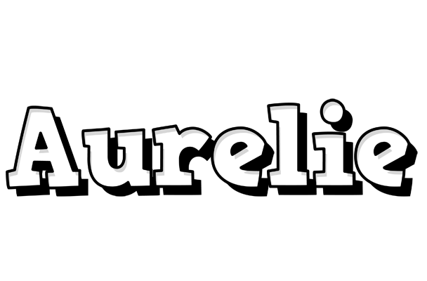 Aurelie snowing logo