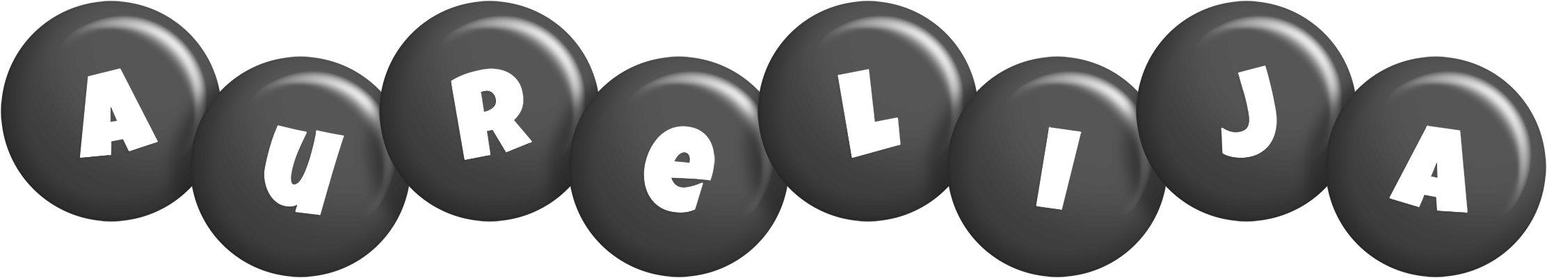 Aurelija candy-black logo