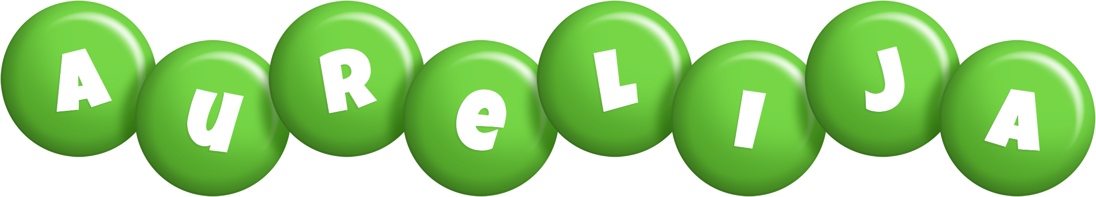 Aurelija candy-green logo