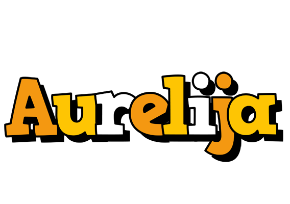 Aurelija cartoon logo