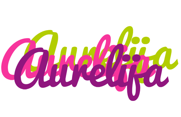 Aurelija flowers logo