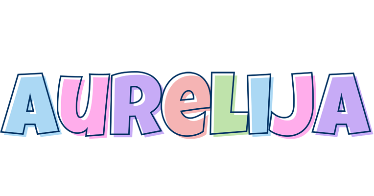 Aurelija pastel logo