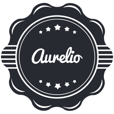 Aurelio badge logo