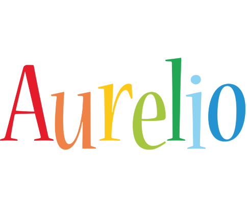 Aurelio birthday logo