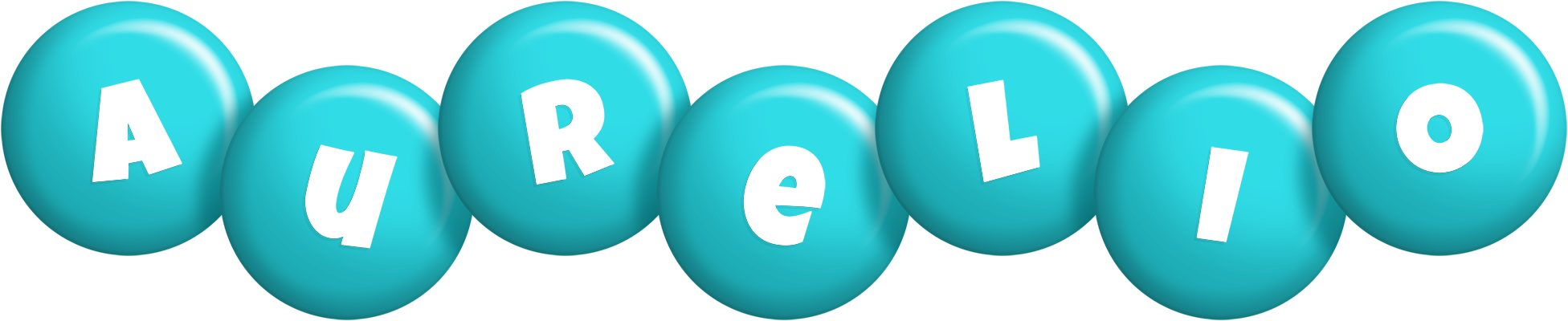 Aurelio candy-azur logo