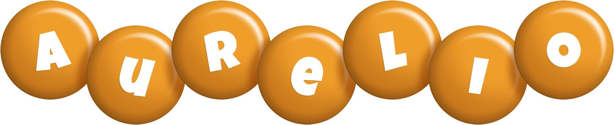 Aurelio candy-orange logo