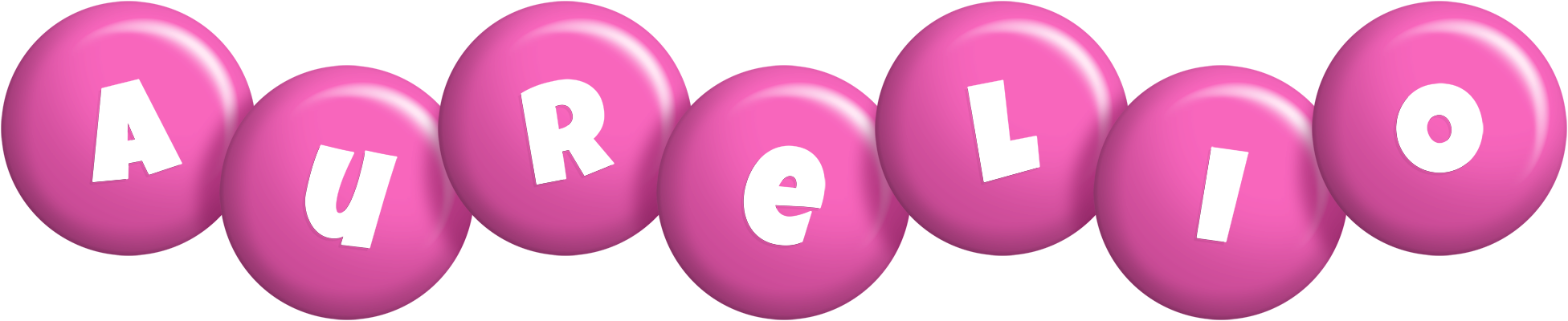 Aurelio candy-pink logo