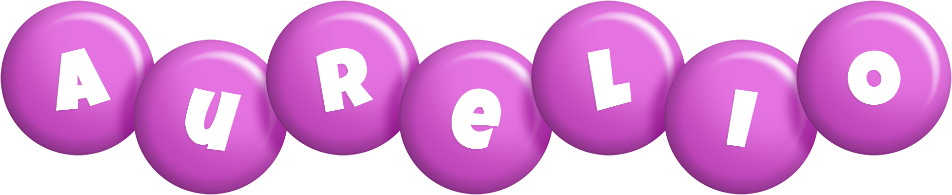 Aurelio candy-purple logo