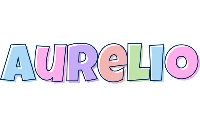 Aurelio pastel logo