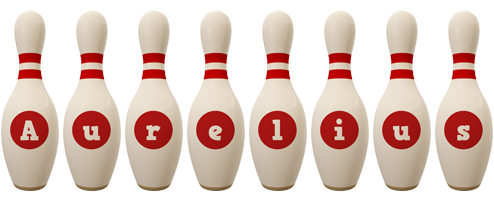 Aurelius bowling-pin logo