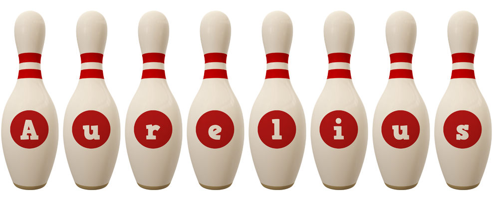 Aurelius bowling-pin logo