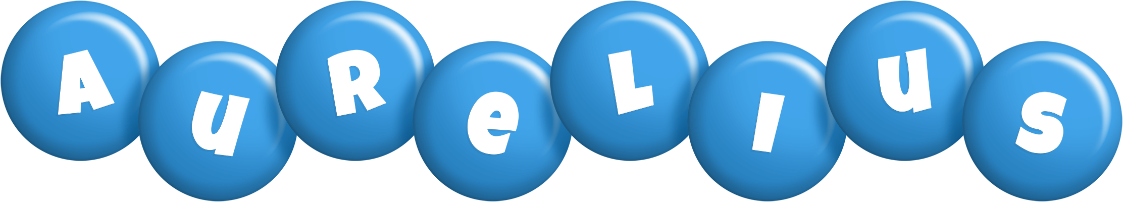 Aurelius candy-blue logo