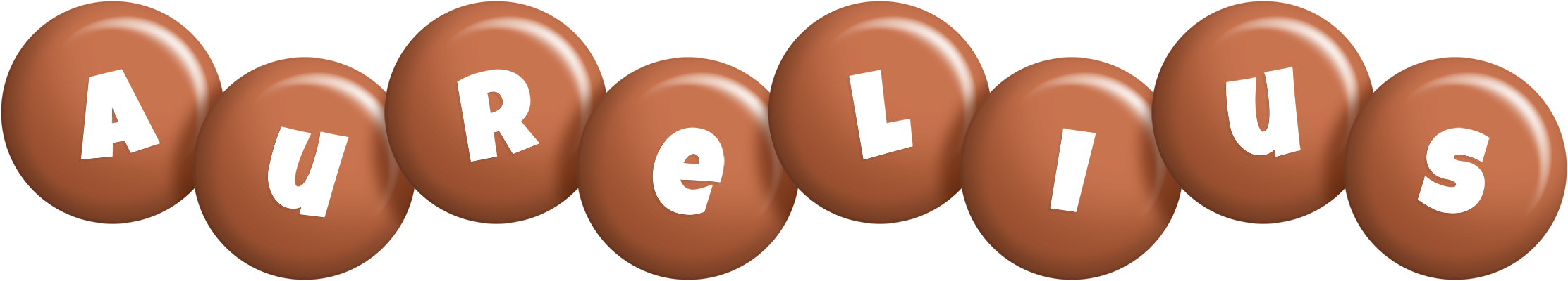 Aurelius candy-brown logo