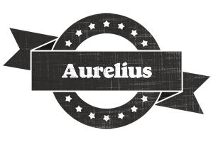 Aurelius grunge logo