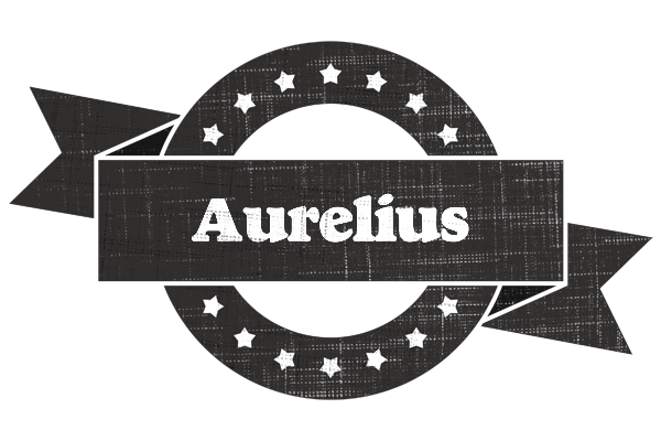 Aurelius grunge logo