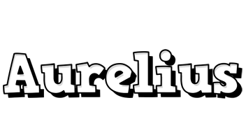 Aurelius snowing logo